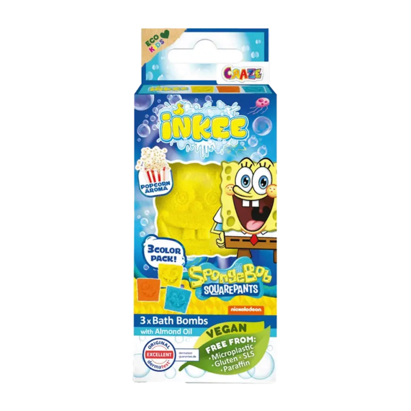 INKEE - Mini pack šumivá bomba - Sponge Bob