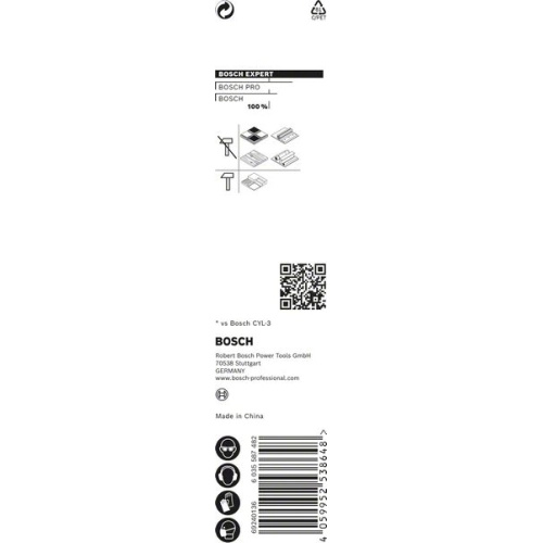 Bosch Vrták Expert HEX-9 Multi Construction pr. 5 x 50/100 mm