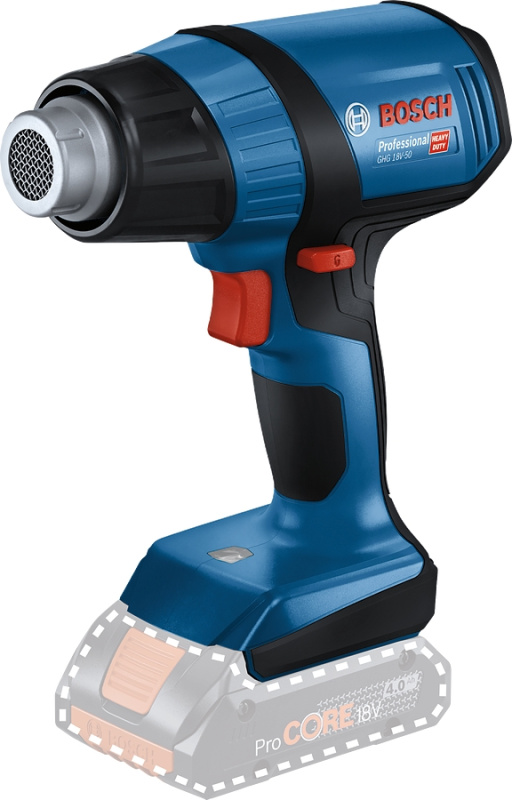 Pistole horkovzdušná AKU Bosch GHG 18V-50 L-BOXX (bez AKU)