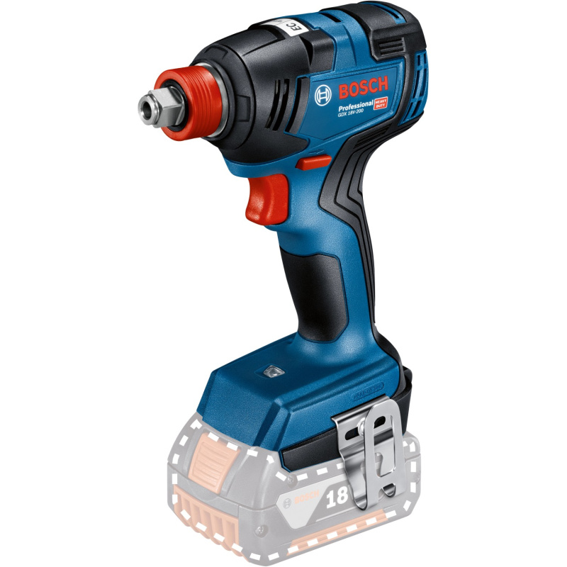 Bosch Professional Akumulátorový rázový utahovák GDX 18 V-200, bez aku