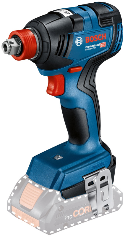 Utahovák rázový AKU Bosch GDX 18V-200 L-BOXX (bez AKU)