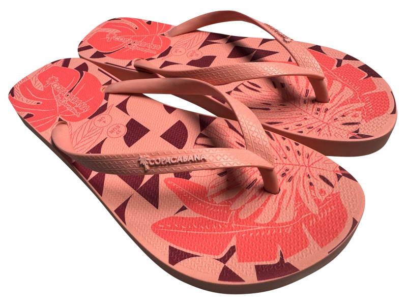 Copacabana by Ipanema Dámské / Pánské žabky (dámská/listy/meruňková, 38)