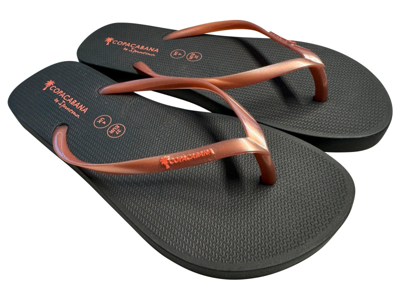 Copacabana by Ipanema Dámské / Pánské žabky (dámská/černá/měděná, 40)