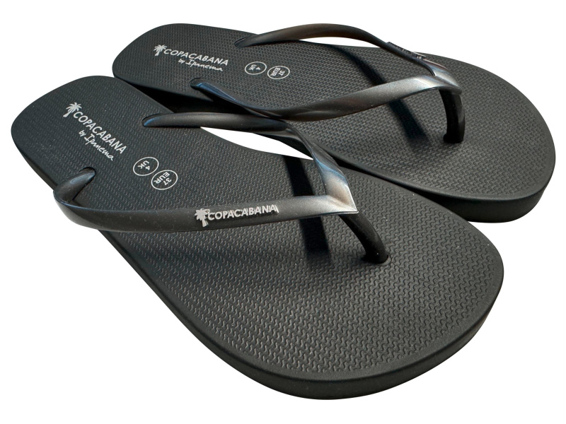 Copacabana by Ipanema Dámské / Pánské žabky (dámská/černá/stříbrná, 37)
