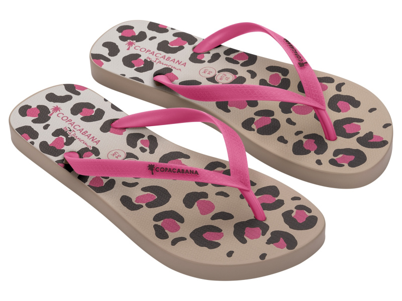 Copacabana by Ipanema Dámské / Pánské žabky (leopardí vzor, 38)