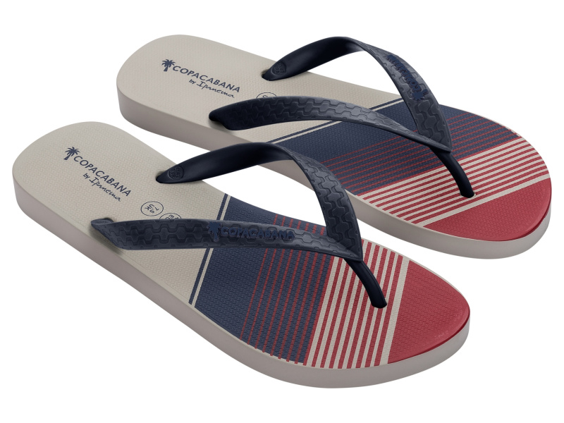 Copacabana by Ipanema Dámské / Pánské žabky (červená/modrá/bílá, 43)
