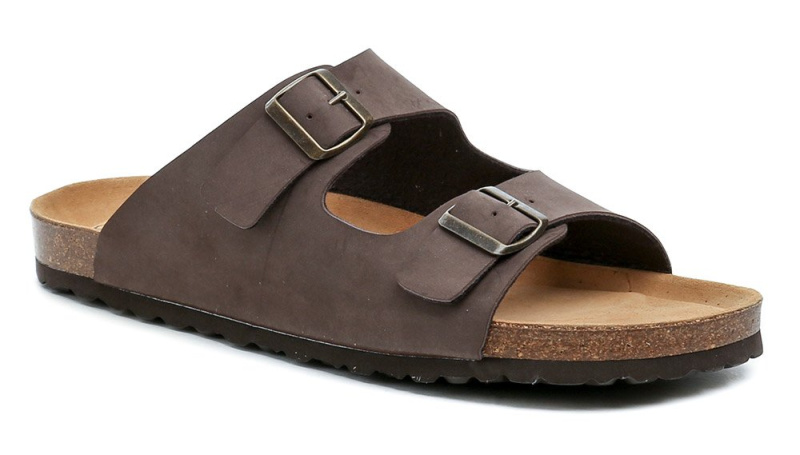 COSMOS Comfort 8110-704 hnědé pánské nadměrné nazouváky EUR 49