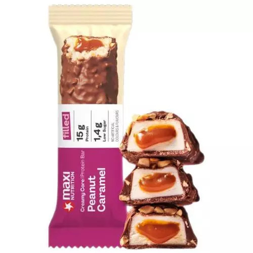 Maxi Nutrition Creamy Core Protein Bar 45 g - arašídy/ karamel