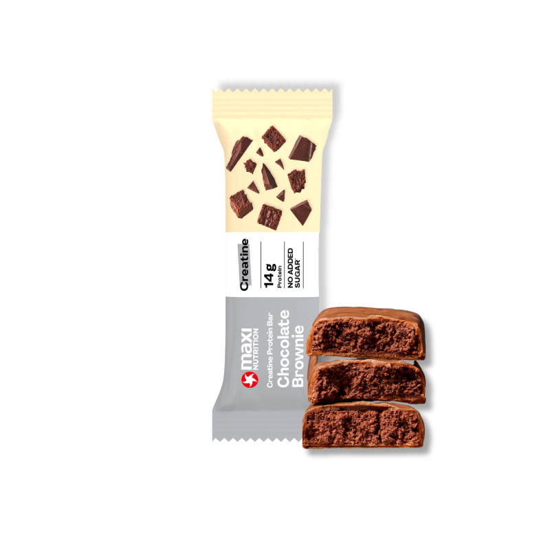 MaxiNutrition Proteinová tyčinka creatine chocolate brownie 45g