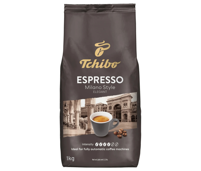 Tchibo Espresso Milano Style - vakuovaná zrnková káva - 1000 g