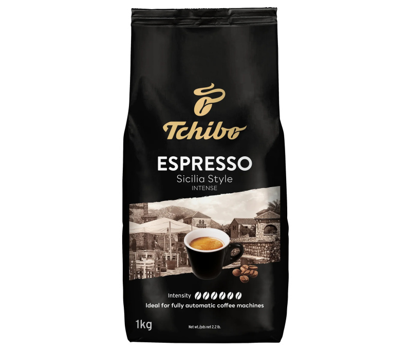 Tchibo Espresso Sicilia Style - vakuovaná zrnková káva - 1000 g