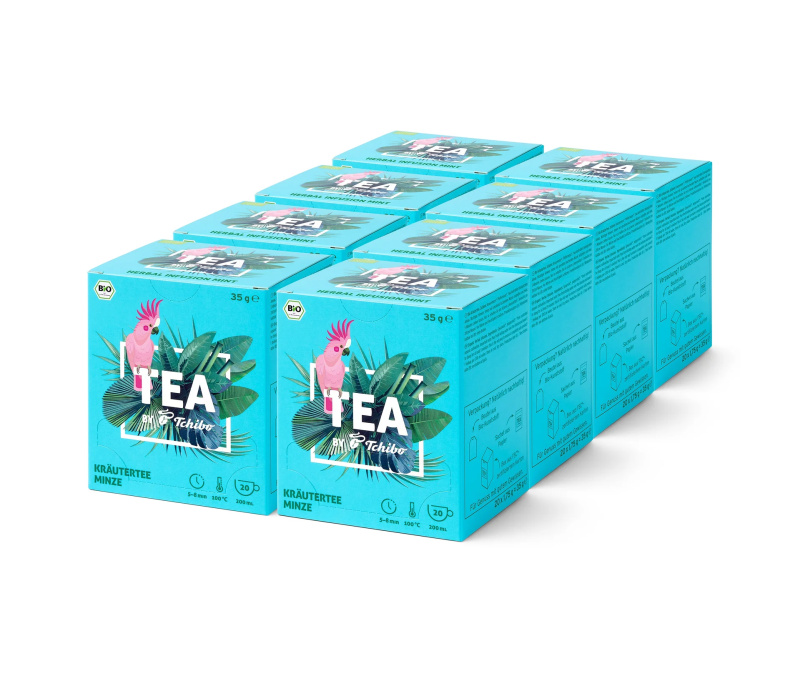 BIO bylinný čaj TEA by Tchibo máta − 160