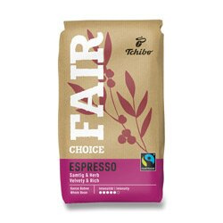Tchibo Fair Choice Espresso - zrnková káva - 1000 g