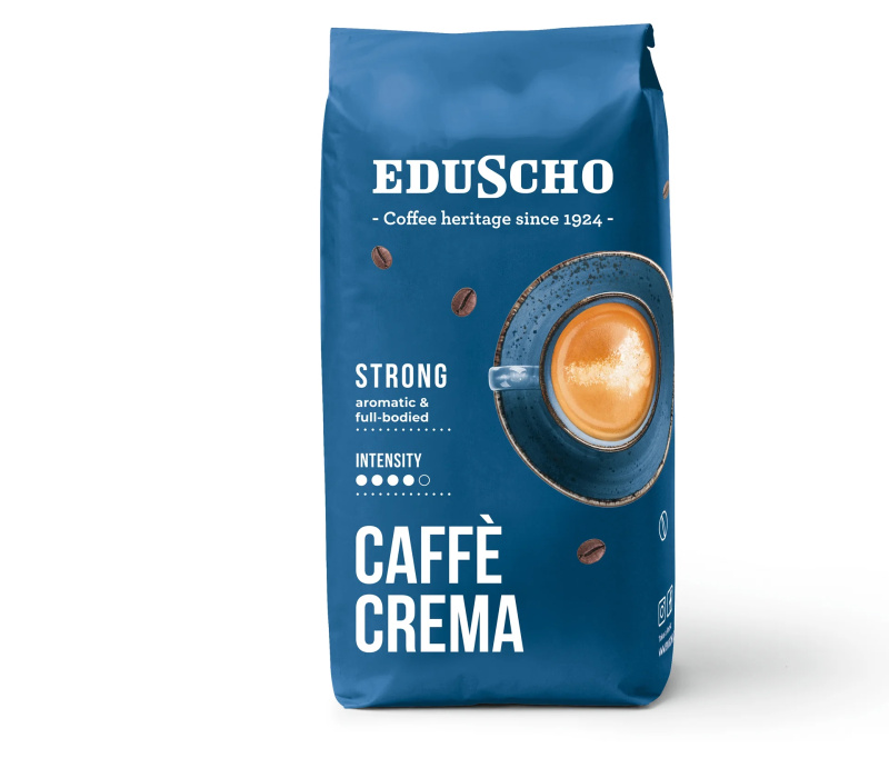 EDUSCHO Caffé Crema zrnková káva 1 kg