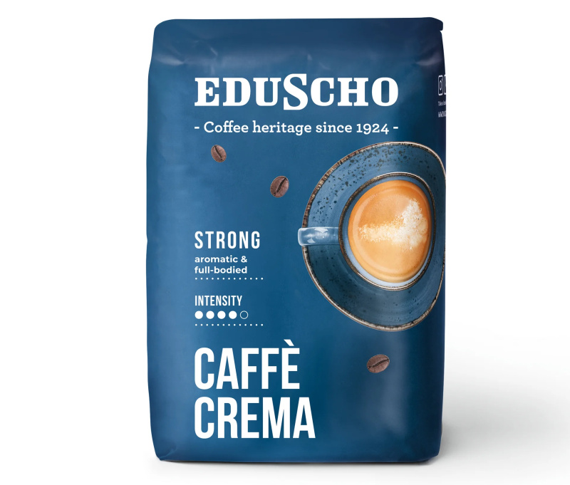 Eduscho Caffè Crema Strong 500 g zrnkové kávy