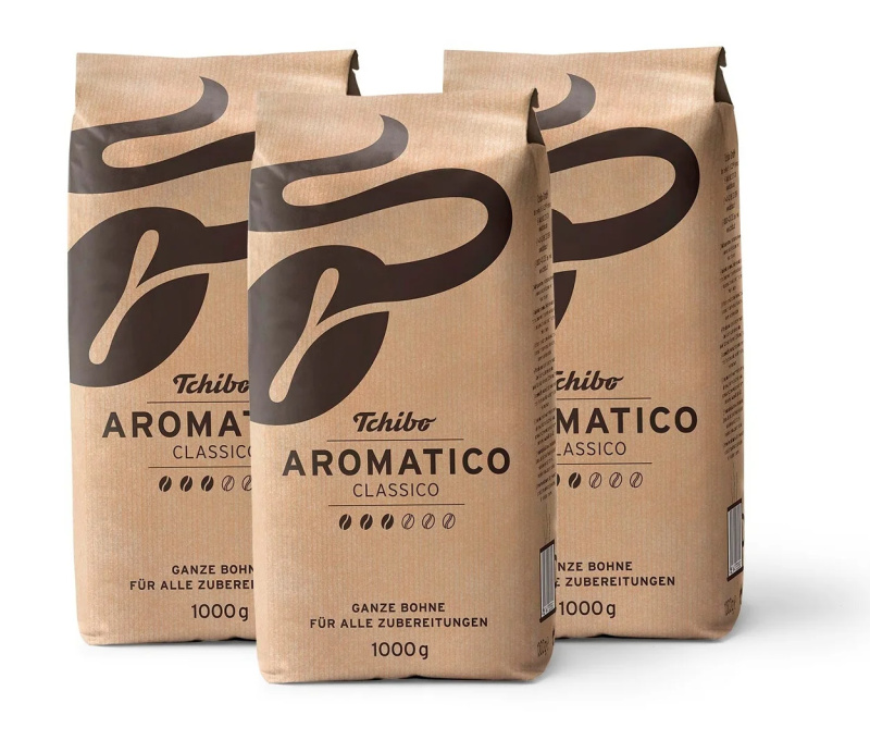 Aromatico Classico – 3× 1 kg zrnkové kávy