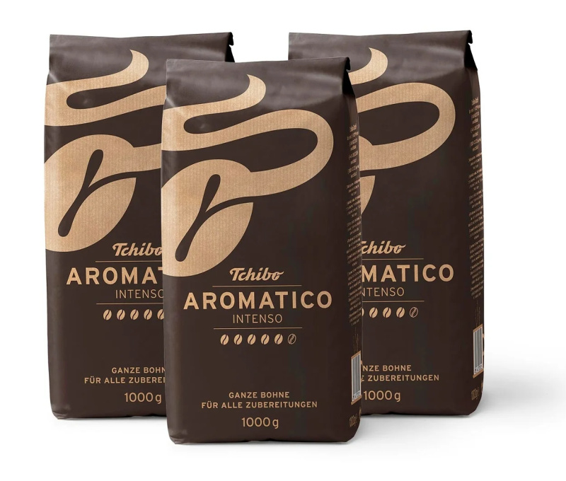 Aromatico Intenso – 3× 1 kg zrnkové kávy