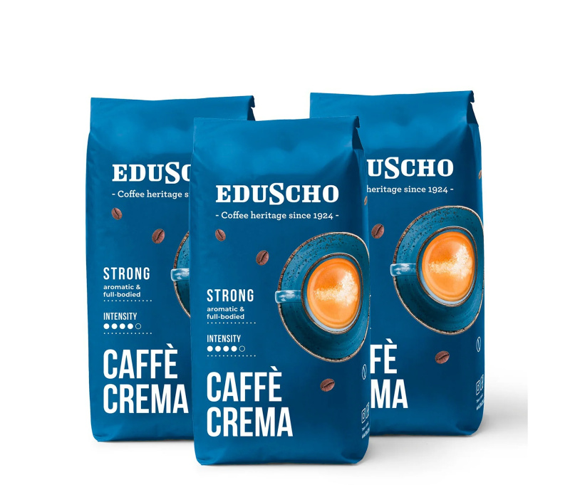 Eduscho Caffè Crema Strong - 3 kg zrnkové kávy