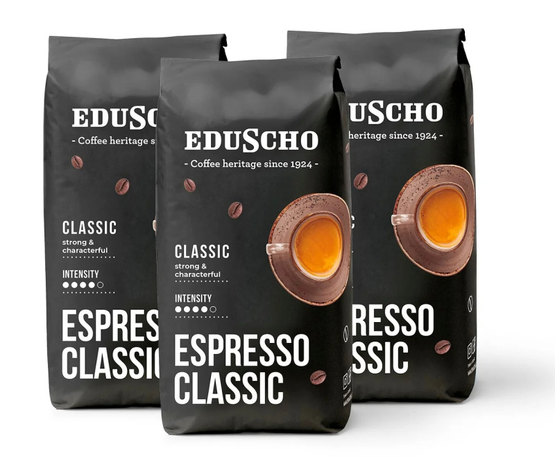 Eduscho Espresso Classic - 3 kg zrnkové kávy