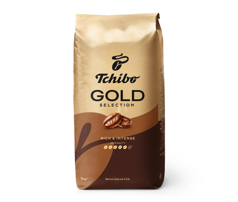 Tchibo Gold Selection - zrnková káva - 1000 g