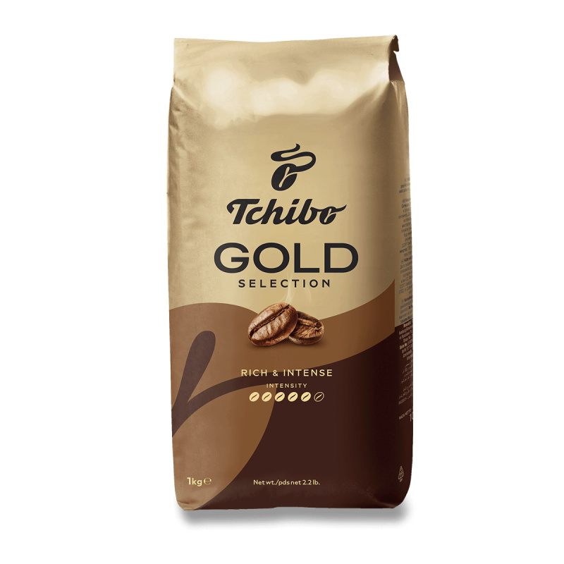 Tchibo Gold Selection - zrnková káva - 1000 g