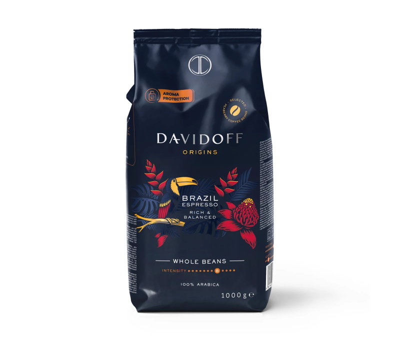 Davidoff Origins Brasil zrnková káva
