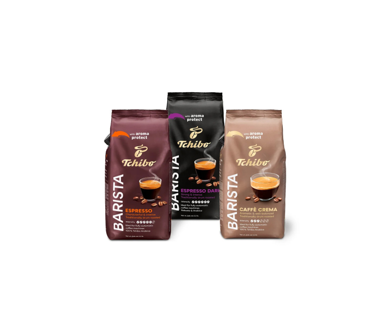 Barista Ochutnávkový set 3 x 1kg zrnkové kávy