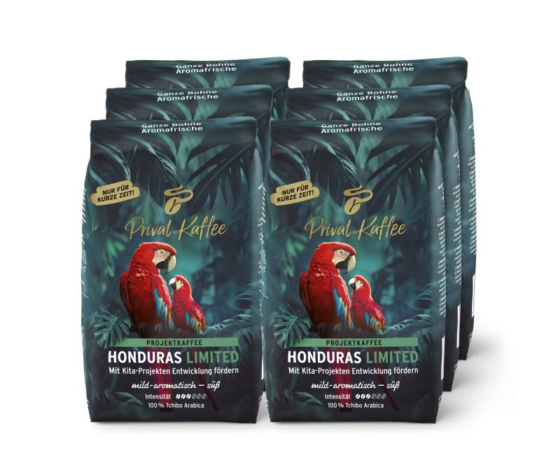 Limitovaná edice Privat Kaffee z Hondurasu − 6 × 500 g zrnkové kávy