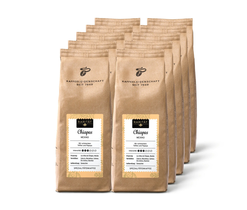 Rarita Chiapas Mexiko − 10 × 500 g zrnkové kávy