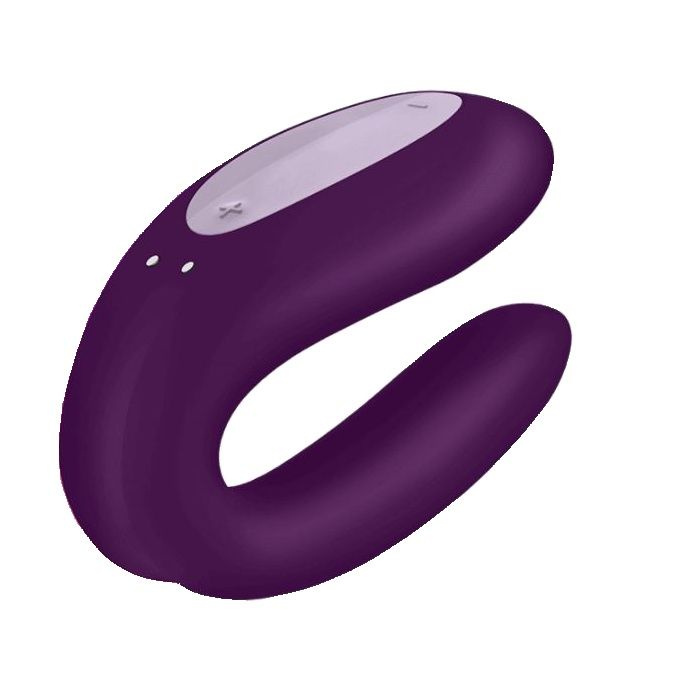 SATISFYER Double Joy fialový