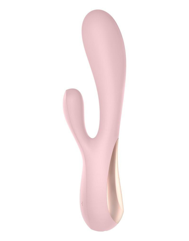 Satisfyer Mono Flex růžový vibrátor na aplikaci