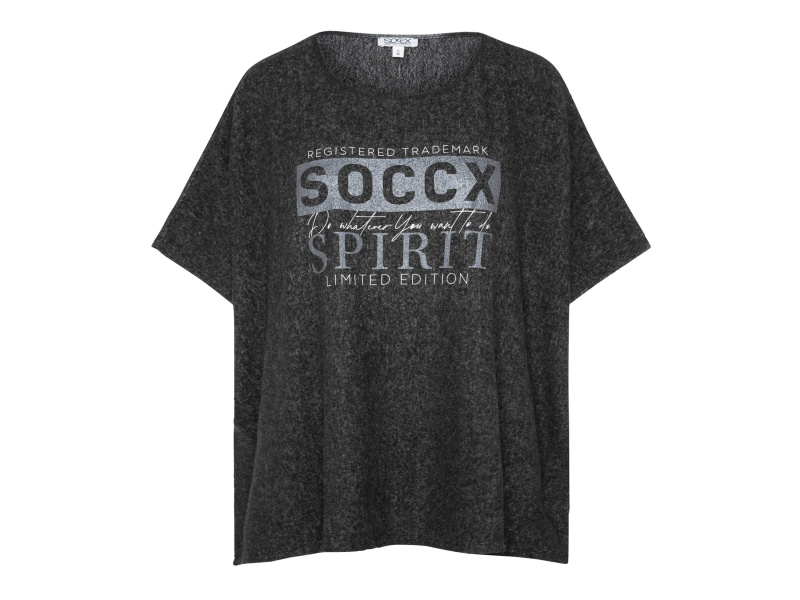Soccx Dámské triko (černá, S/M)