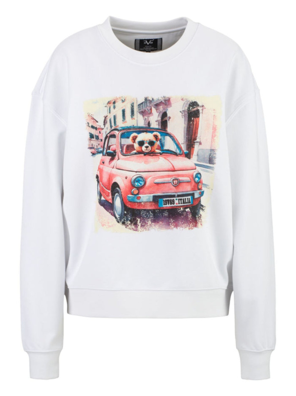 19v69 dámská bílá mikina