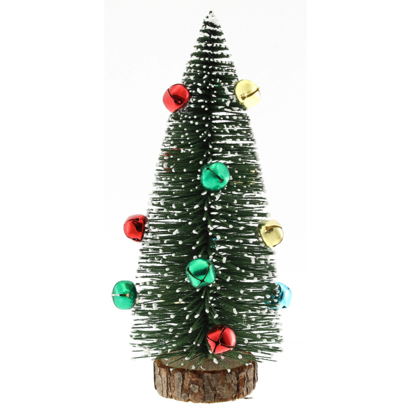 GEROMA Stojací vánoční dekorace stromeček s rolničkami plastový 20 cm, 1 ks