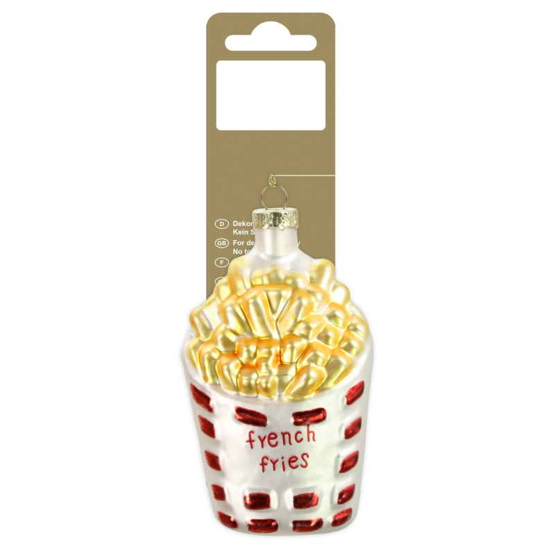 GEROMA Skleněná vánoční ozdoba hranolky 9,8 cm, 1 ks