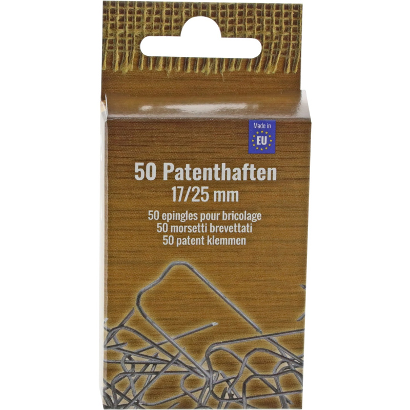 Floristické svorky 17/25 mm, 50 ks