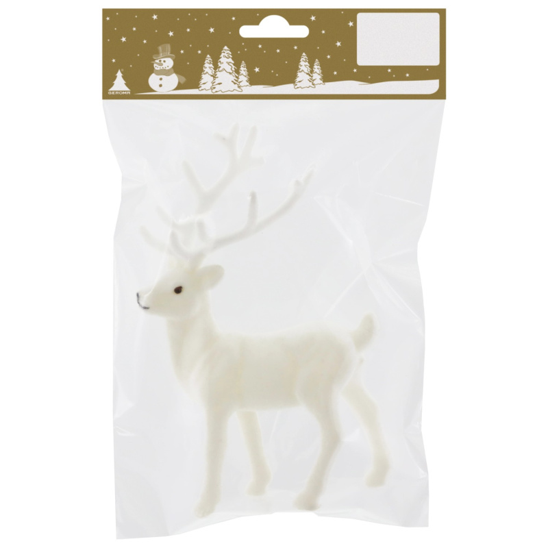 GEROMA Závěsná vánoční dekorace srnka plastová 17 cm, 1 ks