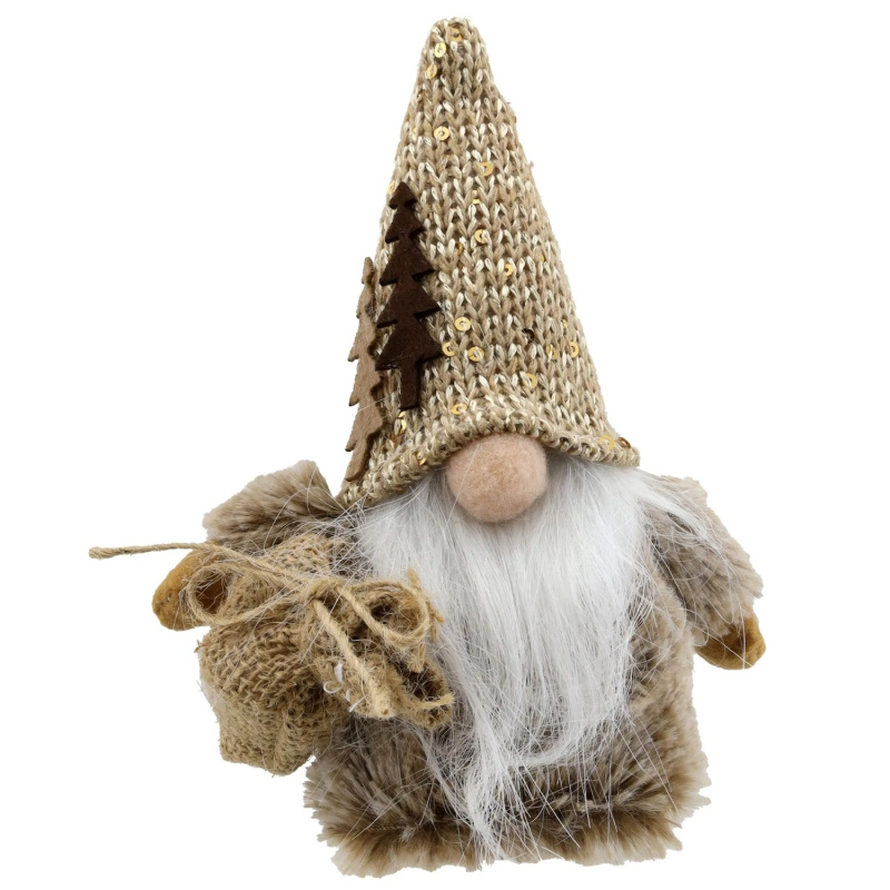 Gerd Rodermund Skřítek z plsti, hnědo-béžový, 15 cm