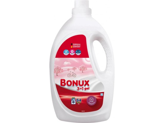 Prací gel Bonux Color - magnolia, 2,70 l, 54 pracích dávek