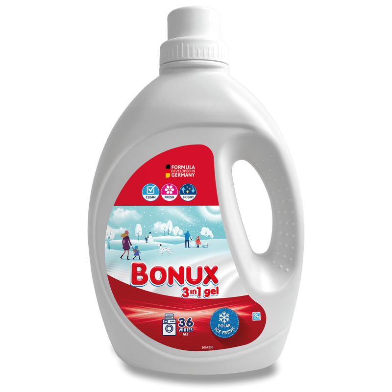 Bonux White Polar Ice Fresh - prací gel - 36 dávek