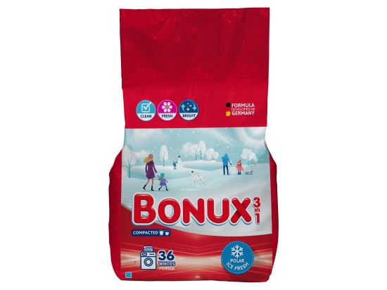 Bonux prášek 36PD White Ice Fresh