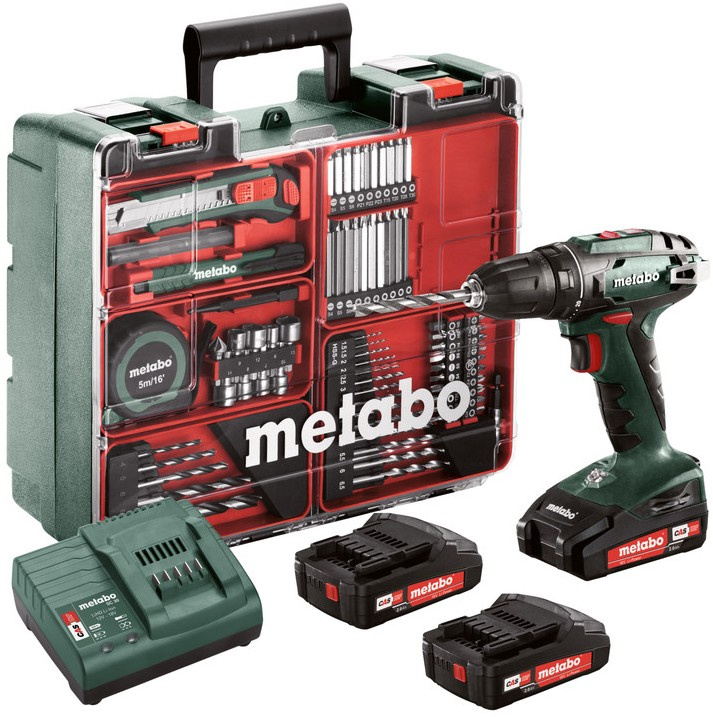 Šroubovák vrtací AKU Metabo BS 18 Set