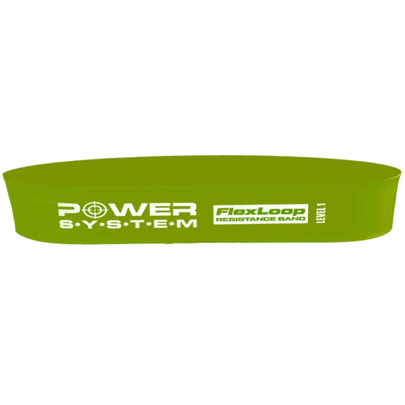 Power System Posilovací guma FLEX LOOP Medium - zelená 60 x 5 x 1,2 cm
