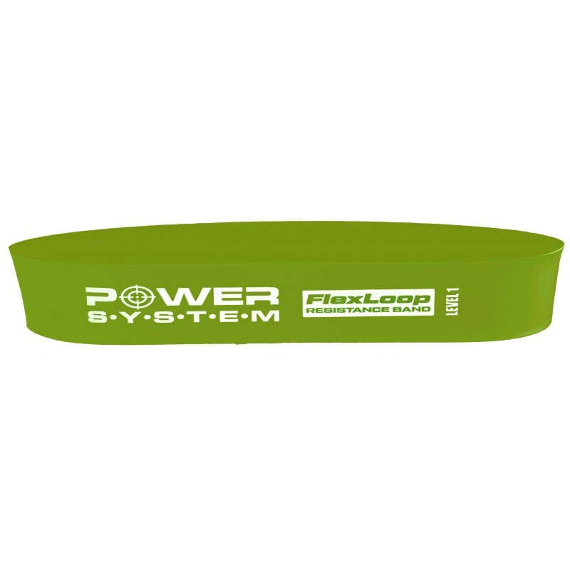 Power System Posilovací guma FLEX LOOP Medium - zelená 60 x 5 x 1,2 cm