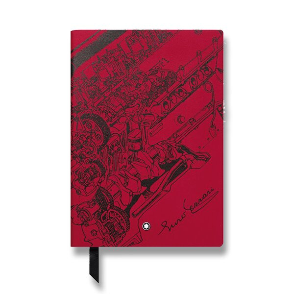 Zápisník Montblanc 146 Great Characters E.Ferrari A5, linkovaný