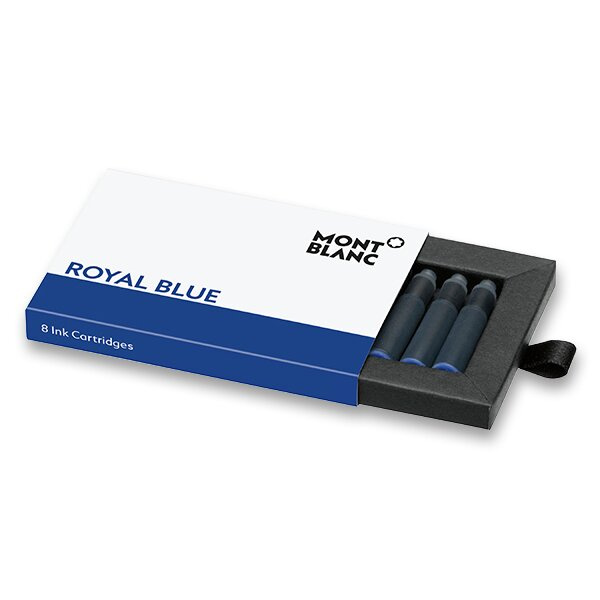 Inkoustové bombičky Montblanc Royal Blue 8 ks
