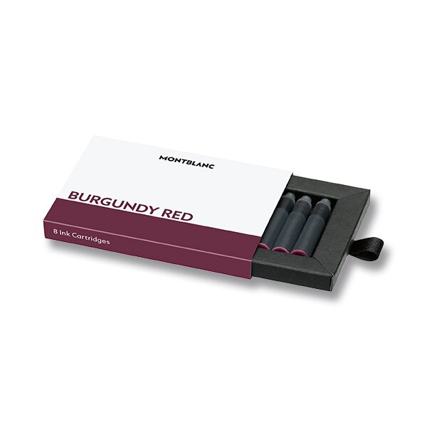 Inkoustové bombičky Montblanc Burgundy Red 8 ks