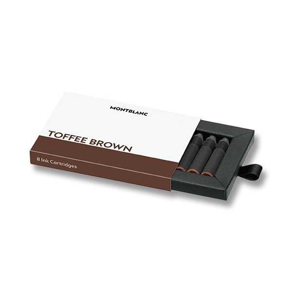 Inkoustové bombičky Montblanc Toffee Brown 8 ks