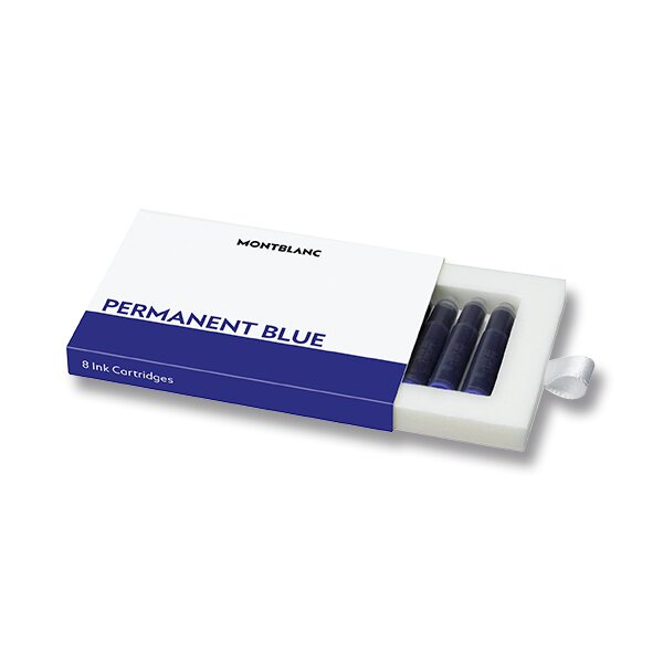 Inkoustové bombičky Montblanc Permanent Blue 8 ks