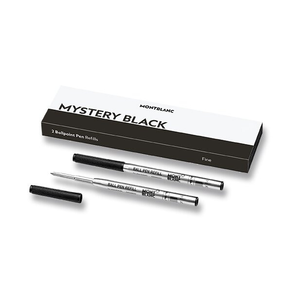 Náplň Montblanc do kuličkového pera F, 2 ks, Mystery Black